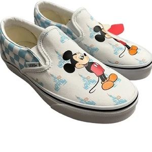 2022 VANS x Disney Parks 50th Anniversary Slip-On Shoes Men Size 6 Women 6.5